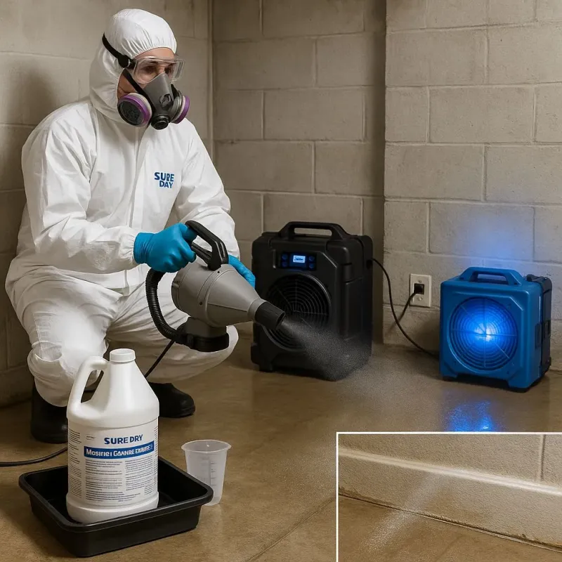 Sanitization and Odor Removal process in Olney, TX