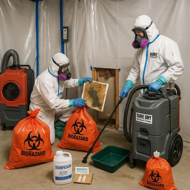 Contaminated Water Handling Protocols process in Olney, TX