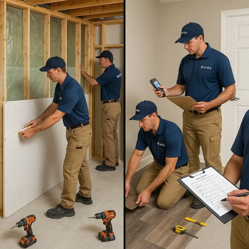 Repairs and Reconstruction process in Olney, TX